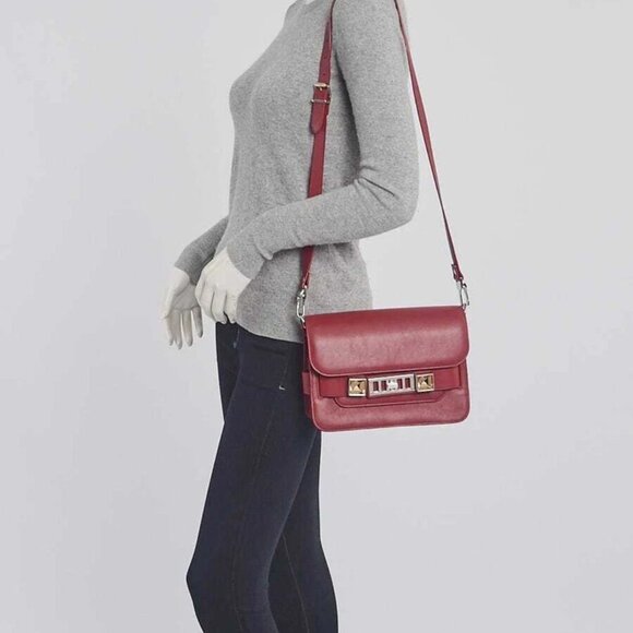 Proenza Schouler Red Leather PS11 Mini Classic Bag - Picture 6 of 11